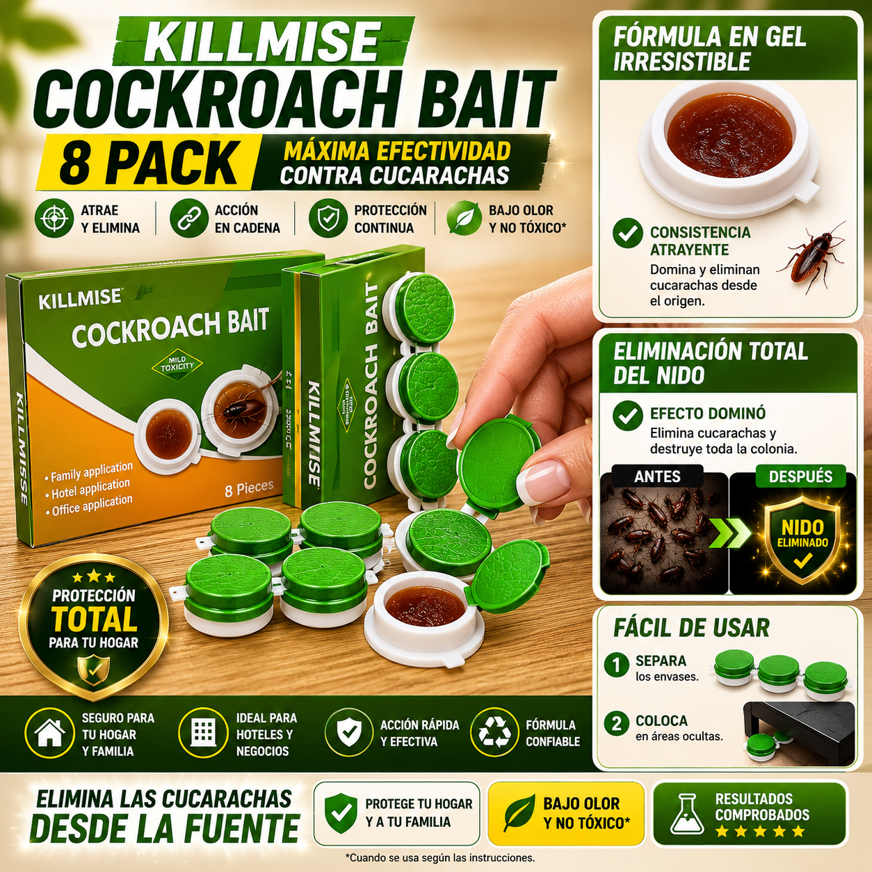 Repelente De Cucarachas | PestZero™