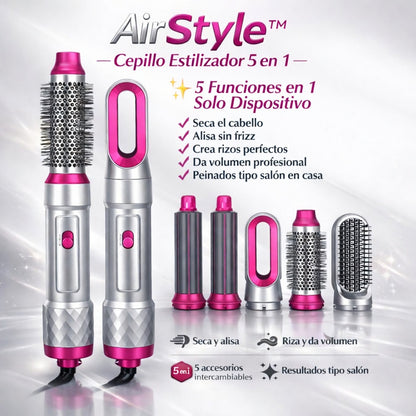 AirStyle™ | Cepillo Alisador 5 en 1