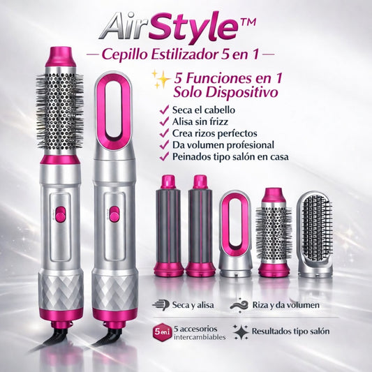 AirStyle™ | Cepillo Alisador 5 en 1