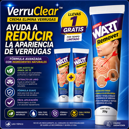 VerruClear™ | Crema Elimina Verrugas
