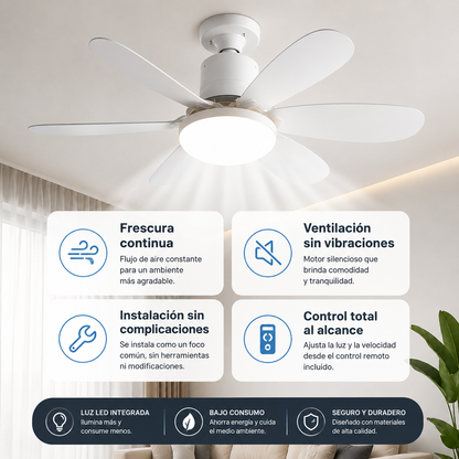 Ventilador de Techo LED | LumiAir™