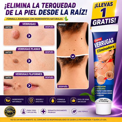 VerruClear™ | Crema Elimina Verrugas