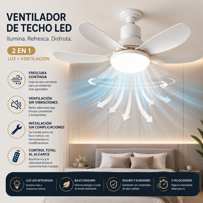 Ventilador de Techo LED | LumiAir™