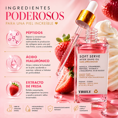 Aceite Truly Beauty Soft Serve Rosa | Aceite corporal de belleza