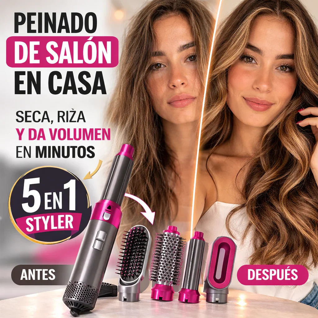 AirStyle™ | Cepillo Alisador 5 en 1