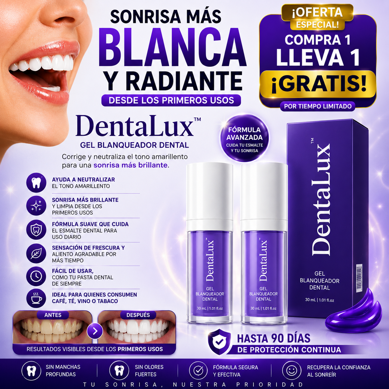 Blanqueador Dental | DentaLux™