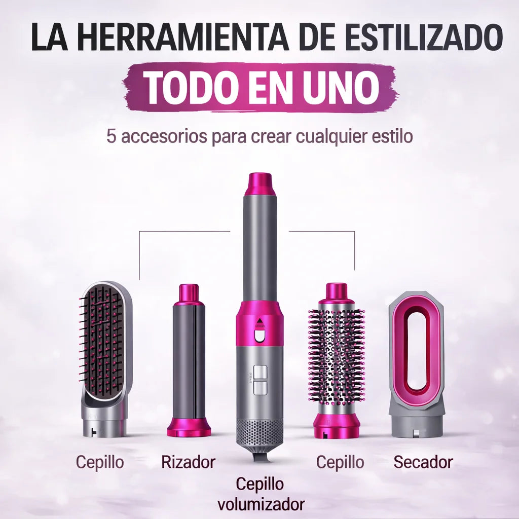 AirStyle™ | Cepillo Alisador 5 en 1