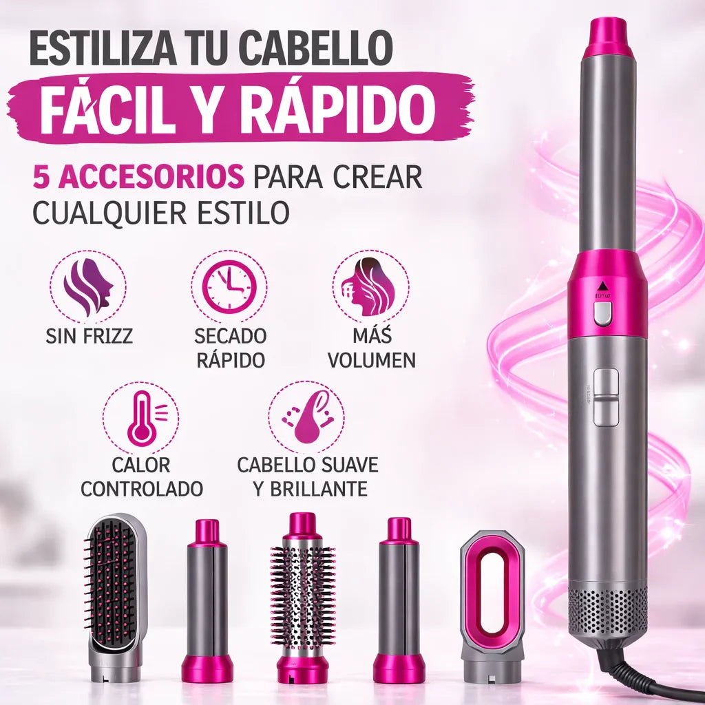 AirStyle™ | Cepillo Alisador 5 en 1