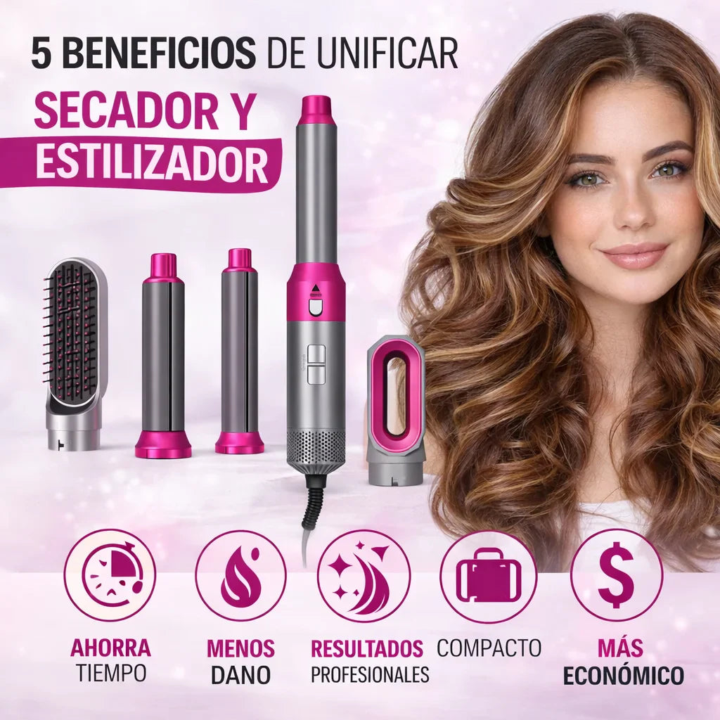 AirStyle™ | Cepillo Alisador 5 en 1